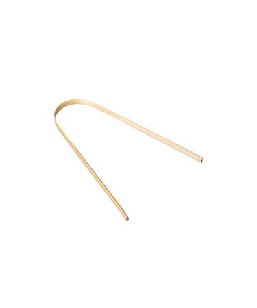 Bamboo Tongue Scraper 5 Pack - Eco-Friendly Tongue Cleaner Set in Recyclable Jute Pouch - Buy Online on GoSupps.com