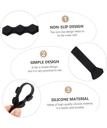 JECOMPRIS Adjustable Masking Hooks - 20 Pack Face Cover Ear Rope Buckles for Comfortable Protection - Buy Online on GoSupps.com