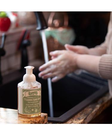 Lehman's Castile Foaming Hand Soap - All-Natural Mild & Moisturizing Essential Oil Scented (Lemongrass) | 16 fl oz - Shop Internationally - Buy Online on GoSupps.com