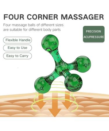 Massage Ball & Fascia Ball - Self-Massage & Trigger Point Therapy for Back & Neck Pain Relief | Acupressure Massager - Buy Online on GoSupps.com