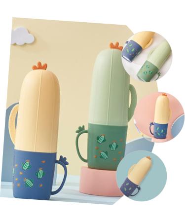 Balacoo Portable Toothbrush Holder - Travel-Friendly Organizer & Wash Cup | Blue 21.5x5.2cm - Ideal for Trips & Dental Care - Buy Online on GoSupps.com