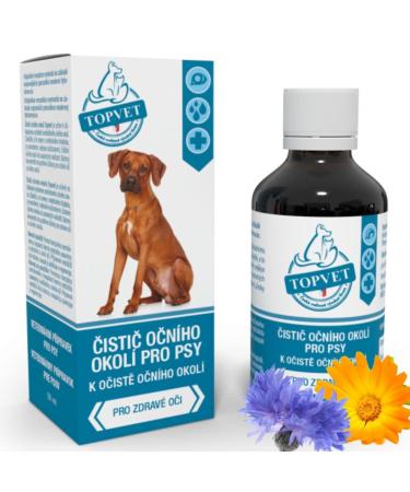 Green Idea - Eye Wash Lotion for Dogs with Boric Acid and Medicinal Herbs | Eye Care & Eye Cleansing | Paraben/Silicone/Colorant/Alcohol Free 50 ML
