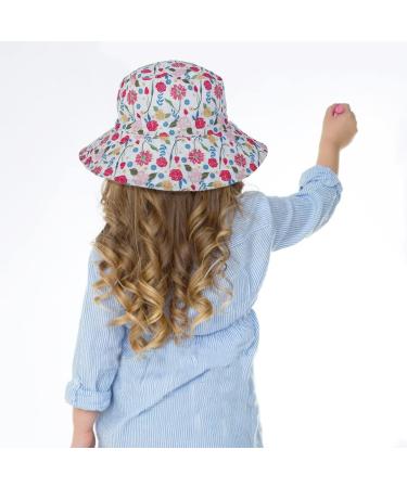 XYIYI Kids Bucket Hat | Adjustable Sun Hat for Boys Girls 6-24 Months | Rose - Buy Online on GoSupps.com