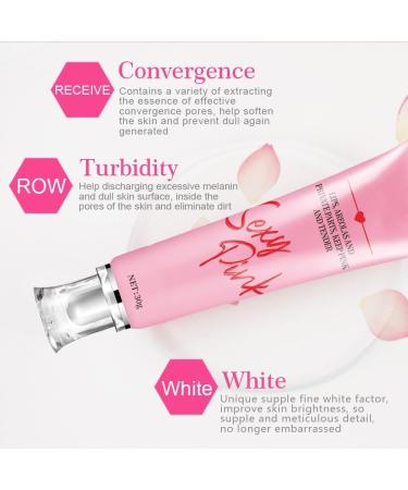  BEROZA Set of 2 pink lightening creams for intimate areas dark spot correctors pink lips underarms intimate parts private areas pink magic - Buy Online on GoSupps.com