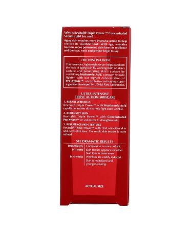 L'Oreal Paris Revitalift Triple Power Concentrated Serum Treatment (Pack of 3) - Buy Online on GoSupps.com