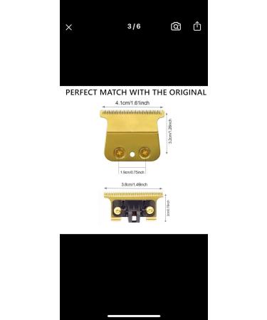 Premium Fx Replacement Gold Blade Set for BaBylissPRO Trimmer FX787 FX726 FX707 - Buy Online on GoSupps.com