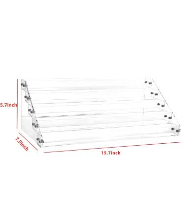 Cq acrylic 5 Tier Nail Polish Organizer Stand - Holds 55 Bottles - Clear Acrylic Essential Oils Holder for Nail Salon - Buy Online on GoSupps.com