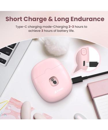 Electric Nail Clipper Electric Nail Trimmer Suitable for Children Adults and Elderly Automatic Nail Clipper with 2 Adjustable Speeds Nail Clippers with LED Light and Chip Storage Box Zjd-pink01 - Buy Online on GoSupps.com