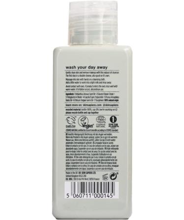 SKIN SAPIENS Make Down Oil To Milk Facial Cleanser with Sweet Almond Oil Gently Removes Eye & Face Makeup Natural Vegan and Cruelty Free Face Care For all Skin Types 150 ml. - Buy Online on GoSupps.com