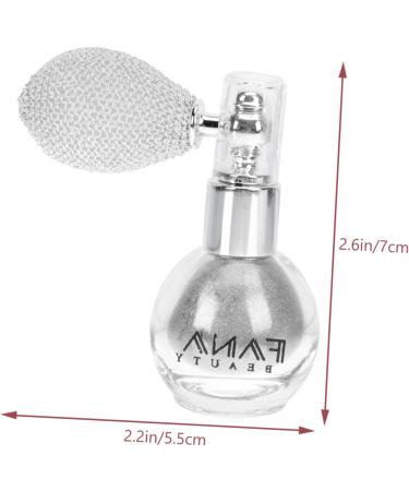PLAFOPE 1pc Spray Glitter Spray Bottles Shimmering Spray Powder Makeup Glitter Powder Sprayer Highlight Tool 7x5.5cm White - Buy Online on GoSupps.com