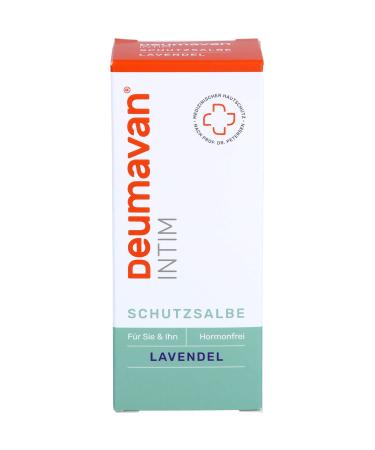 Deumavan - Intimate protective ointment lavender.Medical protective ointment for the external intimate and anal area.For women and men.Skin protection and relief analysis.With lavender (1x50 ml tube)