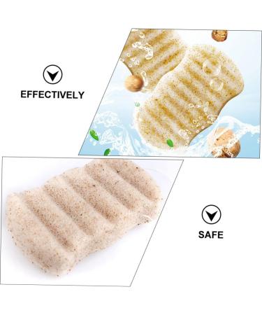 FRCOLOR 1pc Bath Cotton Shower Sponge Charcoal Sponge Sponges for Cleaning Face Sponge Skin Care Tools for Face Cleaning Tools Facial Cleaning Sponge Face Wash Cosmetics Pads - Buy Online on GoSupps.com