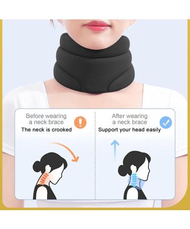 Luxyle Neck Pain Relief Hinges - Soft Foam Neck Collar for Men & Women | Comfortable Support for Optimal Sleep Position - Buy Online on GoSupps.com