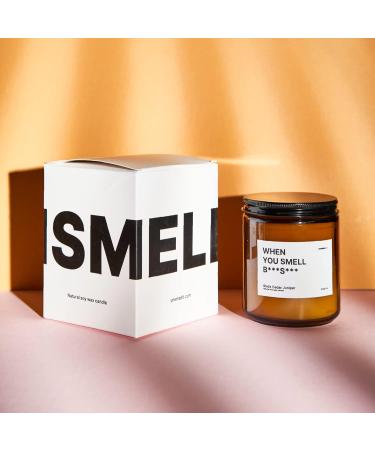 Black Cedar Juniper Soy Wax Candle - Aromatherapy Jar Candle (7 Oz) | Perfect Gift for Any Occasion - UNSMELLit - Buy Online on GoSupps.com