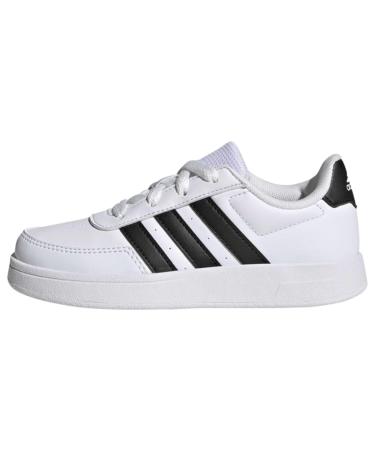 adidas Unisex Kids Breaknet Lifestyle Court Lace Shoes Sneaker 36 EU Ftwr White Core Black Core Black