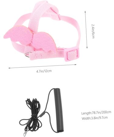 BESPORTBLE 5 Sets Bird Leash Bird Harness Vest Bird Flying Harness Conure Harness Elastic Cotton Pink 12X6X1.3CMx5pcs Pinkx5pcs - Buy Online on GoSupps.com