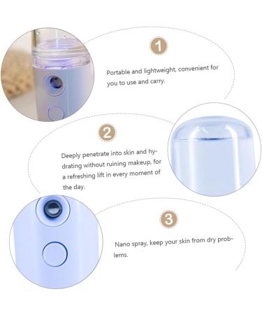 Balacoo 1pc Portable Humidifier Diffusers for Essential Oils Moisturizing Mist Sprayer Women Humidifier Air 14.5X4CM Blue - Buy Online on GoSupps.com