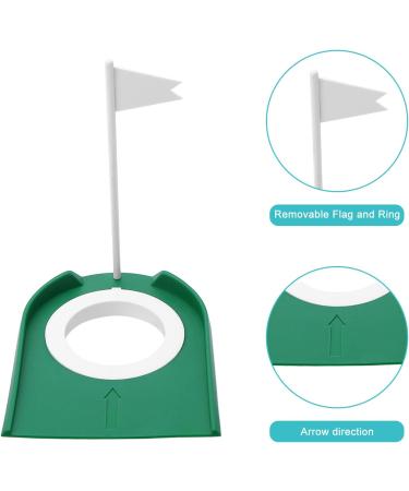 Yosoo Health Gear Plastic Golf Putting Cup Mat - Indoor Outdoor Practice Aid for Putting Accuracy | Regulation Hole Design for Golfers - Buy Online on GoSupps.com