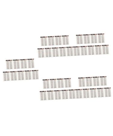 Beavorty 45 Sheets waterproof eyebrow stickers beauty tools false eyebrows dark brown Temporary Brow Tattoos