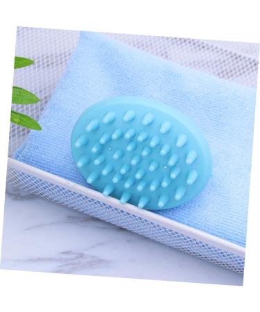 Fomiyes Hair Washing Brush & Scalp Massager - Handheld Bunny Rab Oil Massage Device in Sky Blue - Glowing Shampoo Brush for Relaxation & Hair Care - Buy Online on GoSupps.com