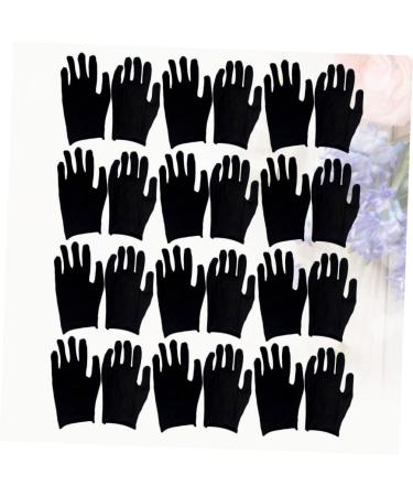 Ipetboom 36 Pairs Cotton Gloves Working Gloves Breathable Gloves Wear-resistant Gloves Black Gloves Anti-ligation Gloves Comfortable Gloves Non-slip Lotion Lining Man Work Clothes - Buy Online on GoSupps.com