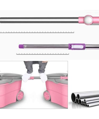 Stainless Steel Spinning Mop Bucket with Wringer Home Cleaning Kit for Hardwood Floors and Tiles to pursue happiness - Buy Online on GoSupps.com