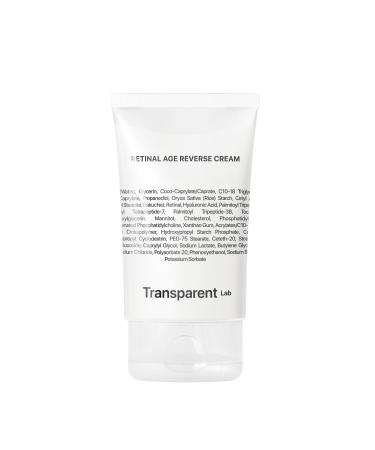 Transparent Lab Retinal Age Reverse Cream - Anti-Aging Facial Cream