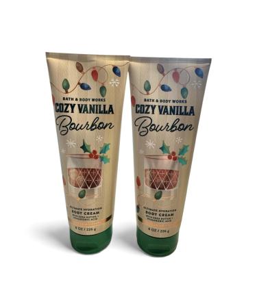Bath and Body Works Cozy Vanilla Bourbon Body Cream 8 oz Pack of 2 - Buy Online on GoSupps.com