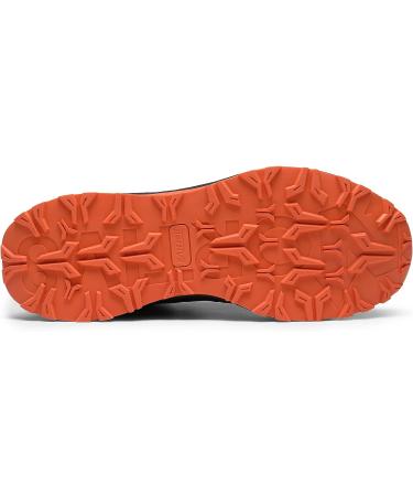 NORTIV 8 Men's Waterproof Hiking Boots Outdoor Shoes 12 - Grey/Orange | Durable & Stylish - Buy Online on GoSupps.com