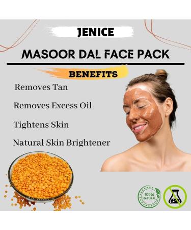 READ QURA Natural Masoor Dal Powder Face Pack for Skin Whitening 250 g - Buy Online on GoSupps.com