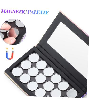 Palette Maquillage Magn tique Vide Capacit Spacieuse avec Petits Plateaux M talliques et Raclette Support Fard Paupi res pour Maquilleurs Professionnels et Particuliers - Buy Online on GoSupps.com