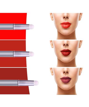 UNIMEIX 3 Pack Lip Blending Brush Set - Round Head Lipstick Smudge & Concealer Brushes for Perfect Lip Gloss Application (Purple) - Professional Makeup Tools - Buy Online on GoSupps.com