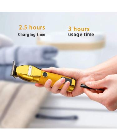 RIYAN Hair Clippers for Men Cordless Clippers for Hair Cutting Beard Trimmer Barbers Grooming Kit Rechargeable LED Display - Buy Online on GoSupps.com