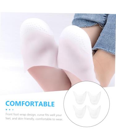 Hemoton 2 Pairs High Heel Toe Covers - Wear-Resistant & Portable Silicone Guards for Women's Shoes - Buy Online on GoSupps.com
