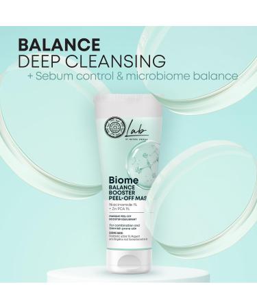 Natura Siberica Lab Biome Balance Booster Peel-Off Face Mask 75 ml - Buy Online on GoSupps.com