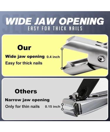 Portable Nail Clippers Professional Rustproof Nail Clippers Finger Nail Trimmer Toe Nail - Buy Online on GoSupps.com