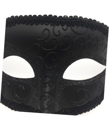 Mikinona Masquerade Costume Eye Mask Costume Party Black Costume Stand Out Mask Black Maskes Halloween Makeup Black Outfits Party Mask Men and Women Prom - Buy Online on GoSupps.com