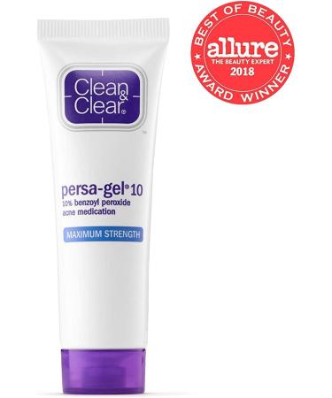 J&J Persa-Gel 10 Maximum Strength Acne Treatment 1oz - Clean & Clear Exclusive Edition - Buy Online on GoSupps.com