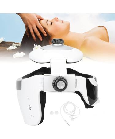 Intelligent Electrical Head Massage Device | Stress-Relief Eye & Neck Helmet with Heat & Music | Deep Sleep Solution - Buy Online on GoSupps.com