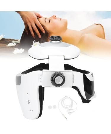 Intelligent 3-in-1 Electrical Head Massage Device | Acupressure Helmet with Heat Light & Music for Stress Relief - International Shipping - Buy Online on GoSupps.com