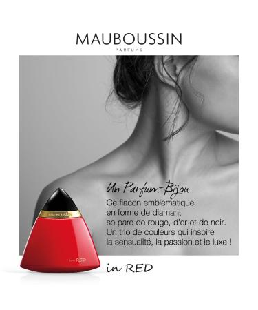 Mauboussin - In Red 100ml (3.3 Fl Oz) - Eau de Parfum for Women - Oriental Floral & Woody Scents - Buy Online on GoSupps.com