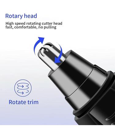 Nose Hair Trimmer Kit - Painless Corded Shaver for Men & Women | Metal Ear & Nose Hair Clipper Combo - Buy Online on GoSupps.com