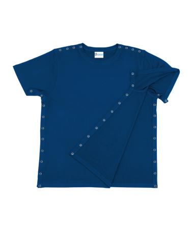 Shirt after the shoulder Men Women Unisex sizes XXL Blue