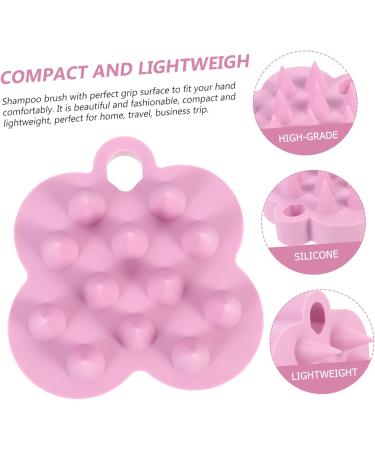 Sewoart Shampoo Massage Buzzing Kamm - Scalp & Hair Brush for Deep Cleansing & Relaxation (Pink 7x6.5x3cm) - International Shipping Available - Buy Online on GoSupps.com