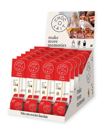 Choc o Lait Loading Shock Milk Chocolate Hydration O to Stem Chocolate 24 Dark Baguettes 1st Pack (1 x 790 g)