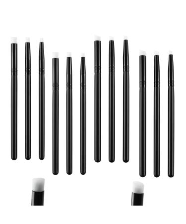 12Pcs Detailed Ink Blending Brushes for Card Making, Ink Blending Brushes Background Blender Paintbrush Art Blending Tool for Card Making Small Detailed Paint Brushes 2 KindsBrush Heads Angled/Flat 12 PCS 3 Kinds of Head