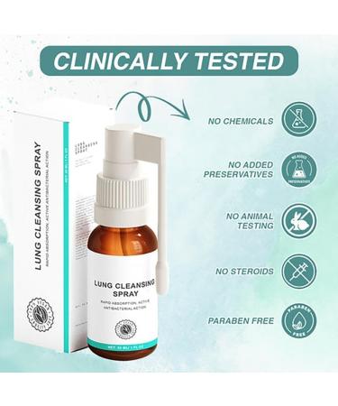 FAIRZ 3 stuks Medilisk Lung Cleansing Spray Herbal Lung Cleansing Spray Googeer Herbal Lung Cleanse Mist Kruidenspray Cleansing Lung Krachtige Lung Support & Cleanse - Buy Online on GoSupps.com