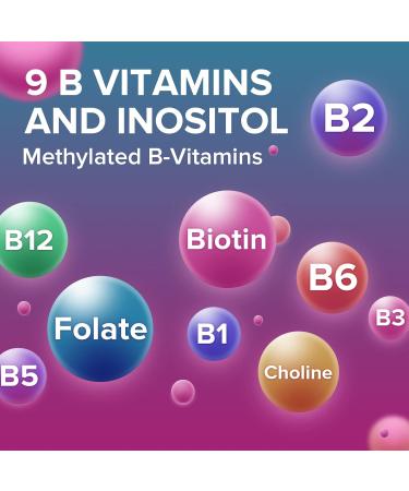 Liposomal Vitamin B Complex - 9 Essential B Vitamins 10x Absorption 90 Soft Capsules (2 Pack) - Additive-Free 3 Month Supply for Optimal Health - Buy Online on GoSupps.com