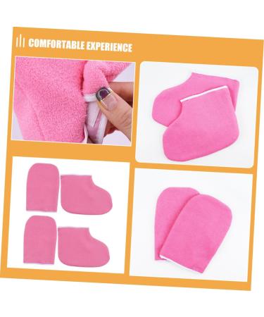 CALLARON 1 Ensemble de Moufles Chauffants Paraffine pour Mains et Pieds 25 5X15 5 CM Polyester R tention de Chaleur Confort Spa Professionnel Soin des Mains et Pieds - Buy Online on GoSupps.com