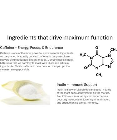 Drink Energizer | Unflavored Caffeine Powder | 200mg Energy Boost in 30 Minutes | 15 Sticks for Instant Energy | International Shipping - Buy Online on GoSupps.com